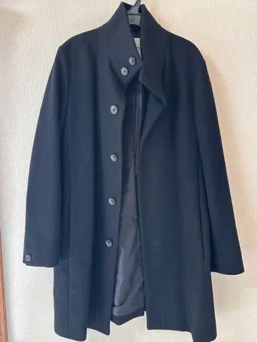 STUDIOUS 블랙 스텐카라 코트 사이즈 11