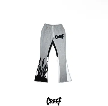 CREEF 프레임 스웨트 팬츠 S 그레이