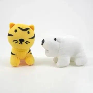 미피 블루나 애니멀즈 무뉴구루미 호랑이 북극곰 마스코트