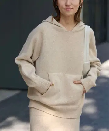 [ 컨디션 최상 ] FRAMeWORK 압축 울 후드 풀오버 캐시미어 울