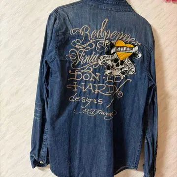에드 하디 REDPEPPER 데님 셔츠 M