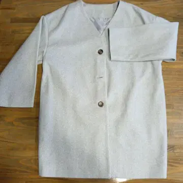 그레이 노카라 자켓