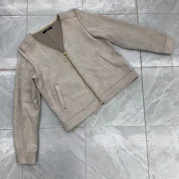 WHO'S WHO gallery 노카라 자켓 심플 그레이 계열 F