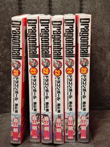 [ 미개봉 ] 드래곤볼 완전판 20권부터 25권 세트