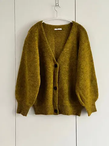 Firsthand 퍼스트 핸드 모헤어 샤기 니트 가디건