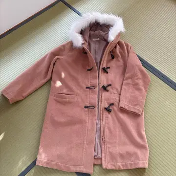 어린이용 퍼 포함 더플 코트