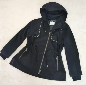 Rady 레이디 숏 모즈 코트 마운틴 후드티 블랙