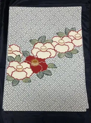 사야형 나고야 오비 꽃무늬 모란 1200