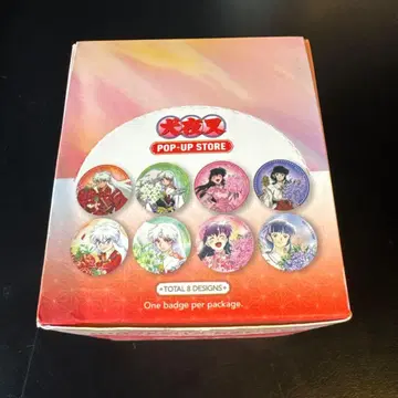 이누야샤 30주년 캔뱃지 box 8종 컴플리트 세트 중국 한정판