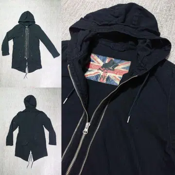 PPFM 페이튼 플레이스 트리플 지퍼 기믹 밀리터리 코트 블랙 L