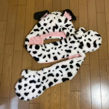 101마리 강아지 디즈니 머플러 장갑 팬캡 방한 모자