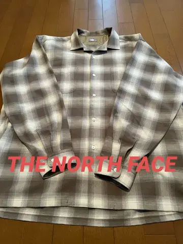 THE NORTH FACE 울 체크 셔츠