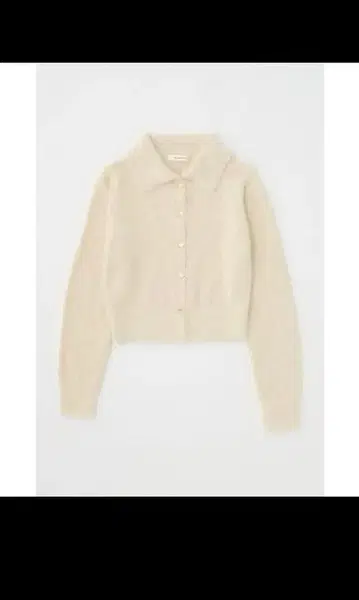 MOUSSY 페더 가디건 하트 버튼