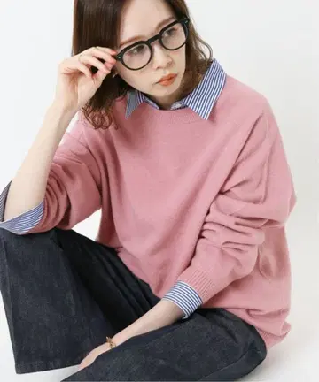 IENA 파인 울 크루넥 풀오버