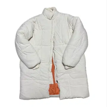 [ 새상품급 ] 안감 배색 미들 기장 충전솜 블루종