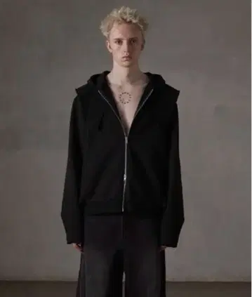 GRANCY 그랜시 헤비웨이트 레이어 디자인 풀 지퍼 후디