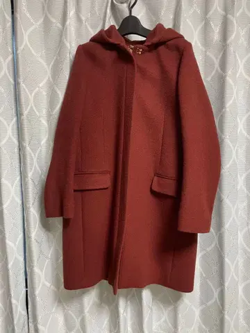 후드 부착 코트