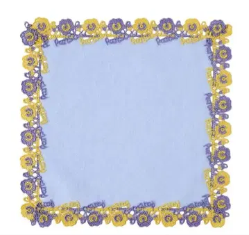 치카자와 레이스 부인화보 콜라보 손수건 팬지