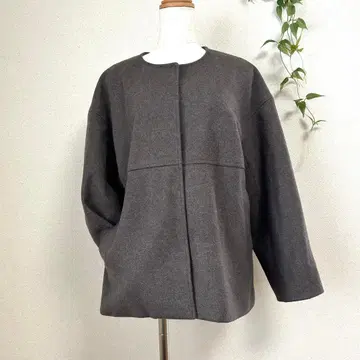 새상품급 GLOBAL WORK 노카라 코트 [ M ] 드롭 숄더