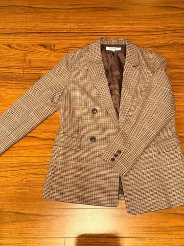 NATURAL BEAUTY BASIC 체크 무늬 자켓 M