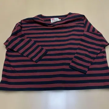 트래디셔널 웨더웨어 빨검 스트라이프 T셔츠 S