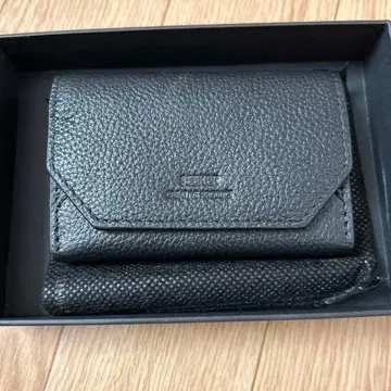 블랙 가죽 명함지갑 박스 포함
