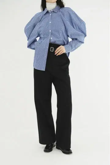 CLANE HIGH WAIST WIDE PANTS