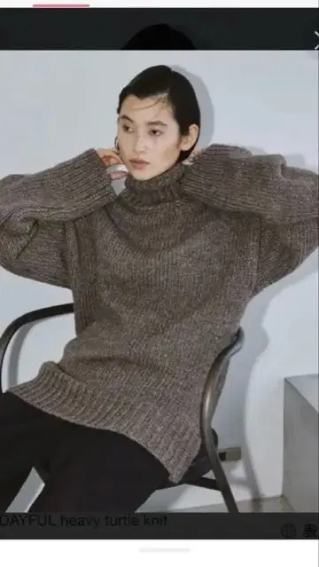 TODAYFUL Heavy Turtle Knit