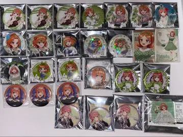 5등분의 신부 나카노 네잎 캔뱃지 외 굿즈 묶음 판매