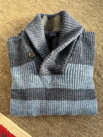 GAP 그레이 계열 스트라이프 스웨터 XS