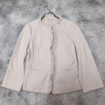 쿠미쿄쿠 SiS 노카라 자켓 2 베이지 라메 트위드 입학식 시치고산