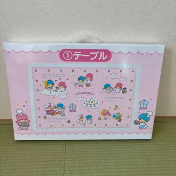 키키라라 당첨 복권 50주년 접이식 테이블 리틀트윈스타