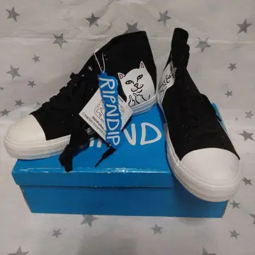 미사용 RIPNDIP 하이컷 스니커즈 블랙 27cm