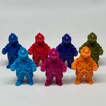 울트라맨 괴수 지우개 후지야 씨보즈 7색