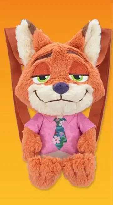 주토피아2 봉제 인형 백팩 닉