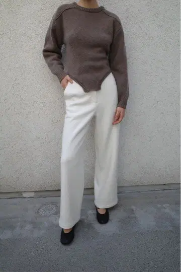 CLANE HIGH WAIST WIDE PANTS