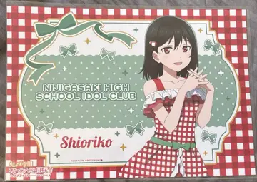 미후네 시오리코 러브 라이브 캐릭터 카페 런치 매트 오다이바 니지가사키