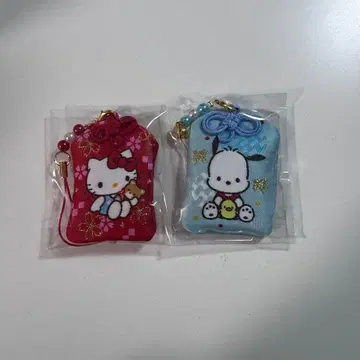 산리오 시크릿 부적풍 끈 장식 헬로키티 포차코