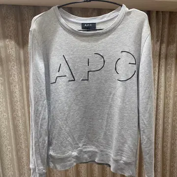 A.P.C. 그레이 맨투맨 S 사이즈