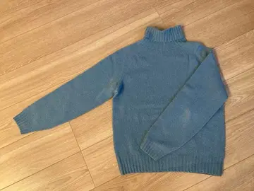 Bshop MORRIS and SONS 블루 터틀넥 스웨터