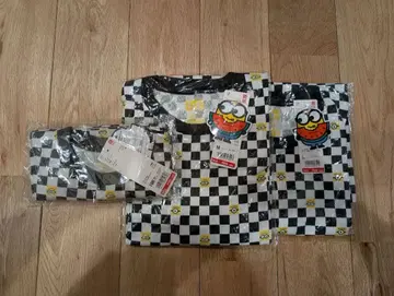 가족용 미니언 티셔츠 3장 세트 M L 100