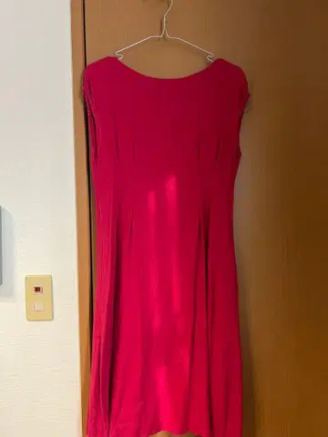 슬리브리스 핑크 원피스 핑크