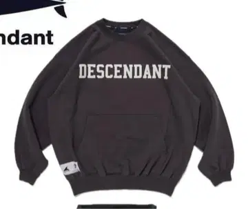 24fw DESCENDANT DIRT CREW NECK