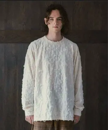 [ Casper John ] 데미지 롱T