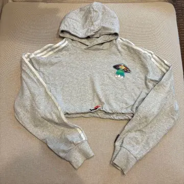 adidas x Fiorucci 크롭 후드티