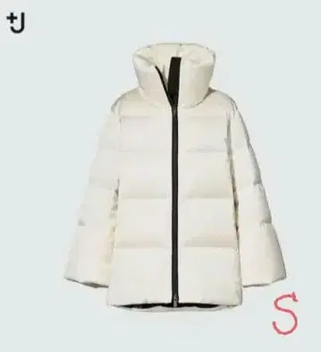 UNIQLO +J 볼륨 다운 자켓 화이트