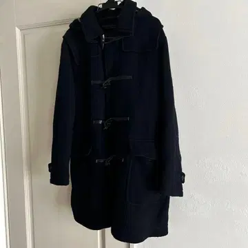 UNIQLO 더플 코트 XL 블랙 울 혼방