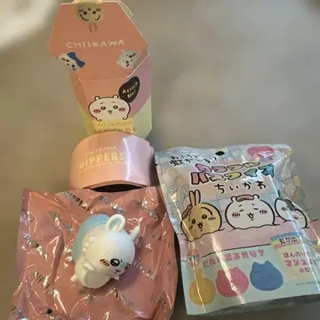 치이카와 HIPPERS 모몽가와 컬러풀 목욕 비품 세트