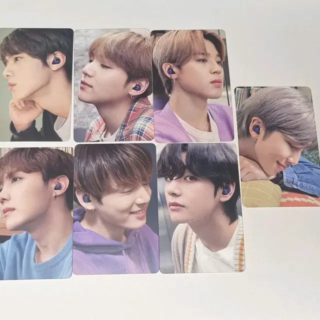 방탄소년단 BTS 삼성 버즈 포토카드