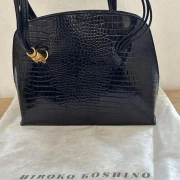 HIROKO KOSHINO 블랙 핸드백
